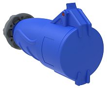 Розетка кабельная переносная IEK Magnum ССИ-213 16А 2Р+PE 230В IР44 синий картинка 